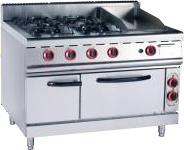 GTON 4-Burner Gas Range & Griddle With Electric Oven – HGR-772E