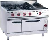 GTON 4-Burner Gas Range & Griddle With Gas Oven – HGR-992