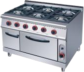 GTON 6-Burner Gas Range With Gas Oven – HGR-996 GT-CK-RG-HGR996
