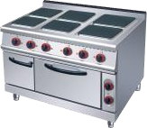 GTON 6-Plate Electric Cooker Range With Oven – HSQ-998 GT-CK-RG-HSQ998