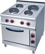 GTON Electric 4-Plate Cooker With Oven – HRQ-912E