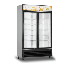 GTON 2 Glass Door Dairy / Beverage Chiller