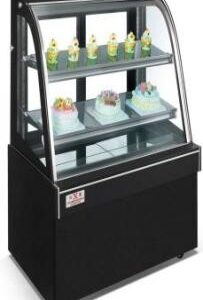 GTON Cake Showcase (Black with golden) – XL-1500A